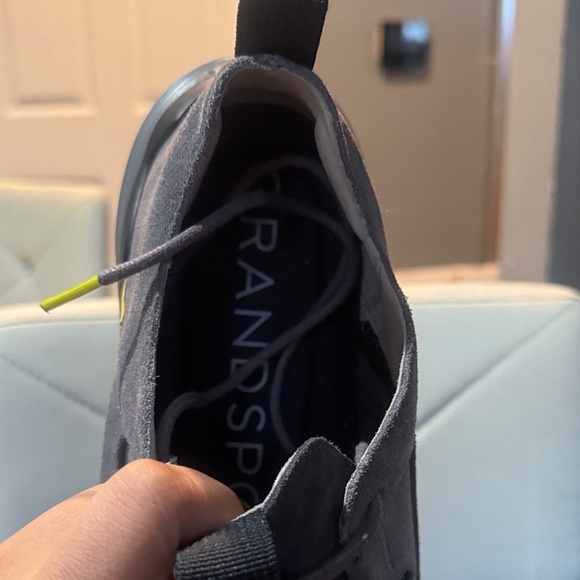 Cole Haan Men's Gray and Yellow Sneakers - Picture 6 of 7